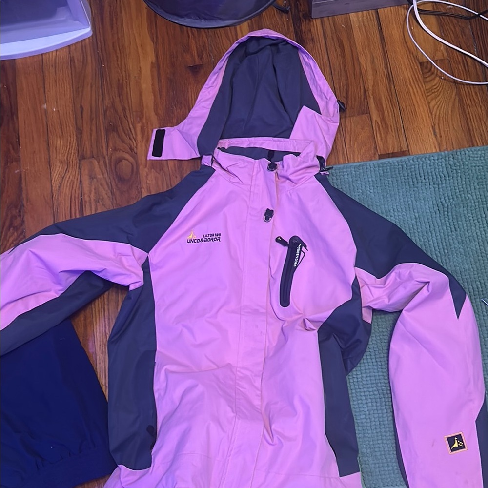 Pink and Gray Outdoor Jacket